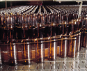 A bottle line at Rockware Glass's Knottingley factory