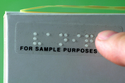 Braille labels
