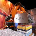 Kuka demonstrated its mixed order picking concept at Pack Expo