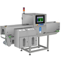 Loma's X-weigh system weighs product while simultaneously inspecting for foreign body contaminants